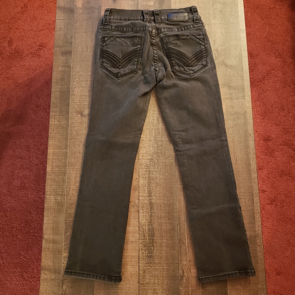 Men's Buckle Black Three Straight Leg Fit No.3 Jeans 28x28 EUC